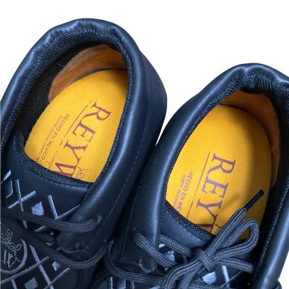 Reywelt Men's Western Chukka Boot Loafer Black Casual Lace-Up Shoes Size 11 NEW - Picture 4 of 10